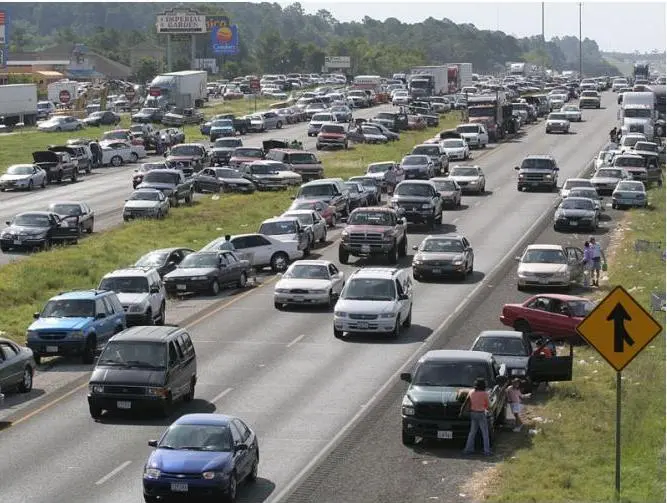 Hurricane Rita Evacuation on IH-45